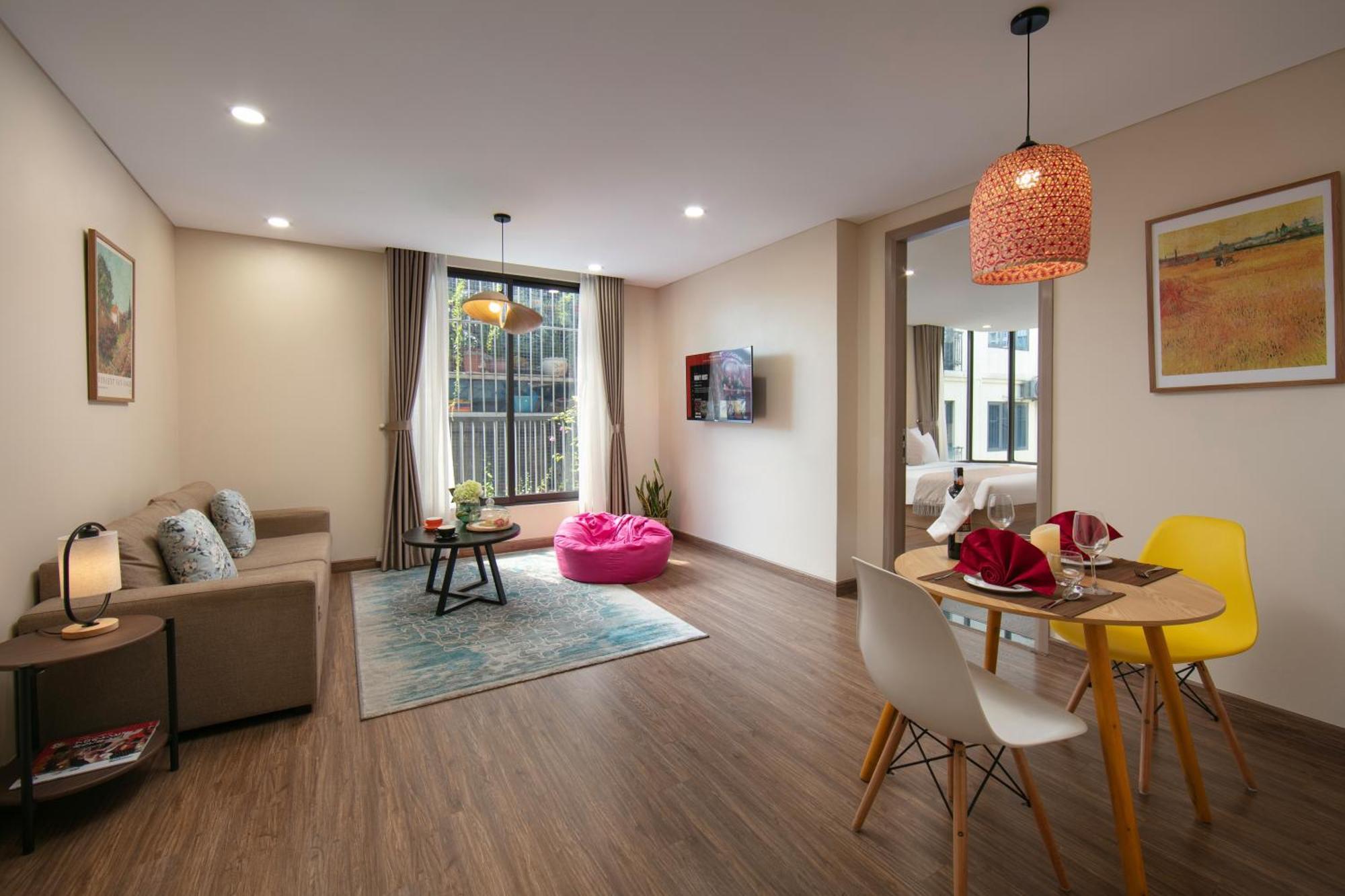 Hb Serviced Apartment - Lac Long Quan Hanói Exterior foto