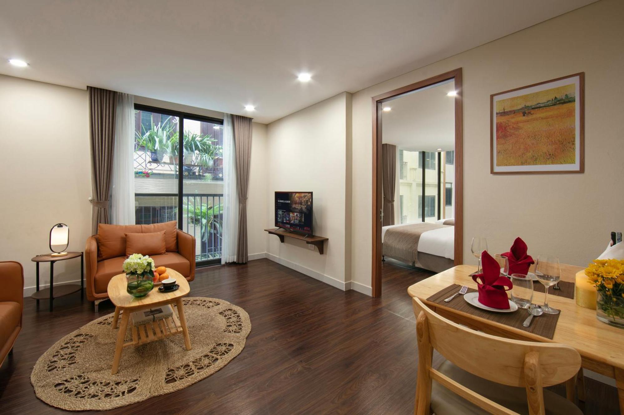 Hb Serviced Apartment - Lac Long Quan Hanói Exterior foto